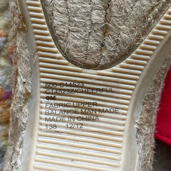 NEW- Women’s Cliffs by White Mtn Camelot Espadrille Red Sling Sandals size 9 - Picture 5 of 5